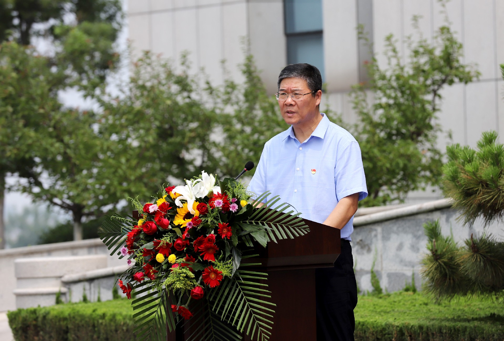 山东凯盛新材料股份有限公司 隆重举行庆祝中国共产党成立100周年庆典活动47